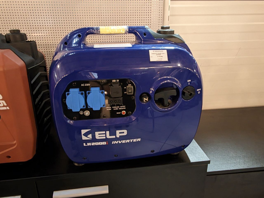 Инверторный генератор ELP LH2000i, бесшумный 2 кВт с кнопкой