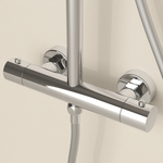 Душевая стойка Sancos Teo c термостатом, хром, SC11001CH