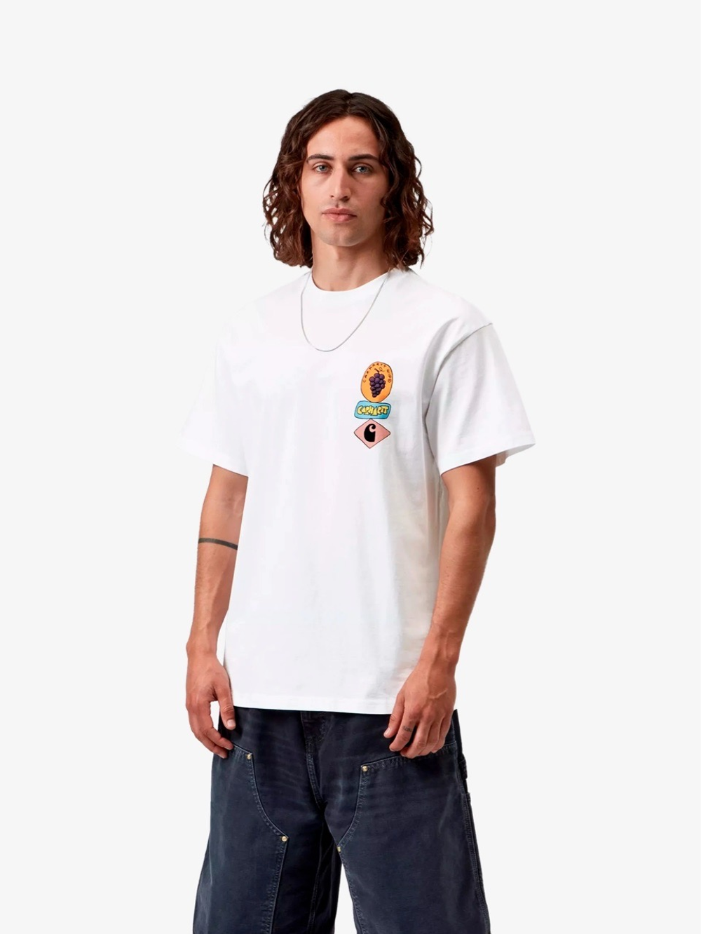 Футболка Carhartt WIP Stacked Grapes White