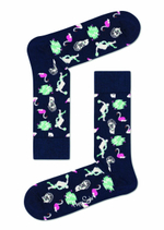 Носки унисекс Park Sock с парковыми скульптурами (Размер: 25) (Цвет: темно-синий)