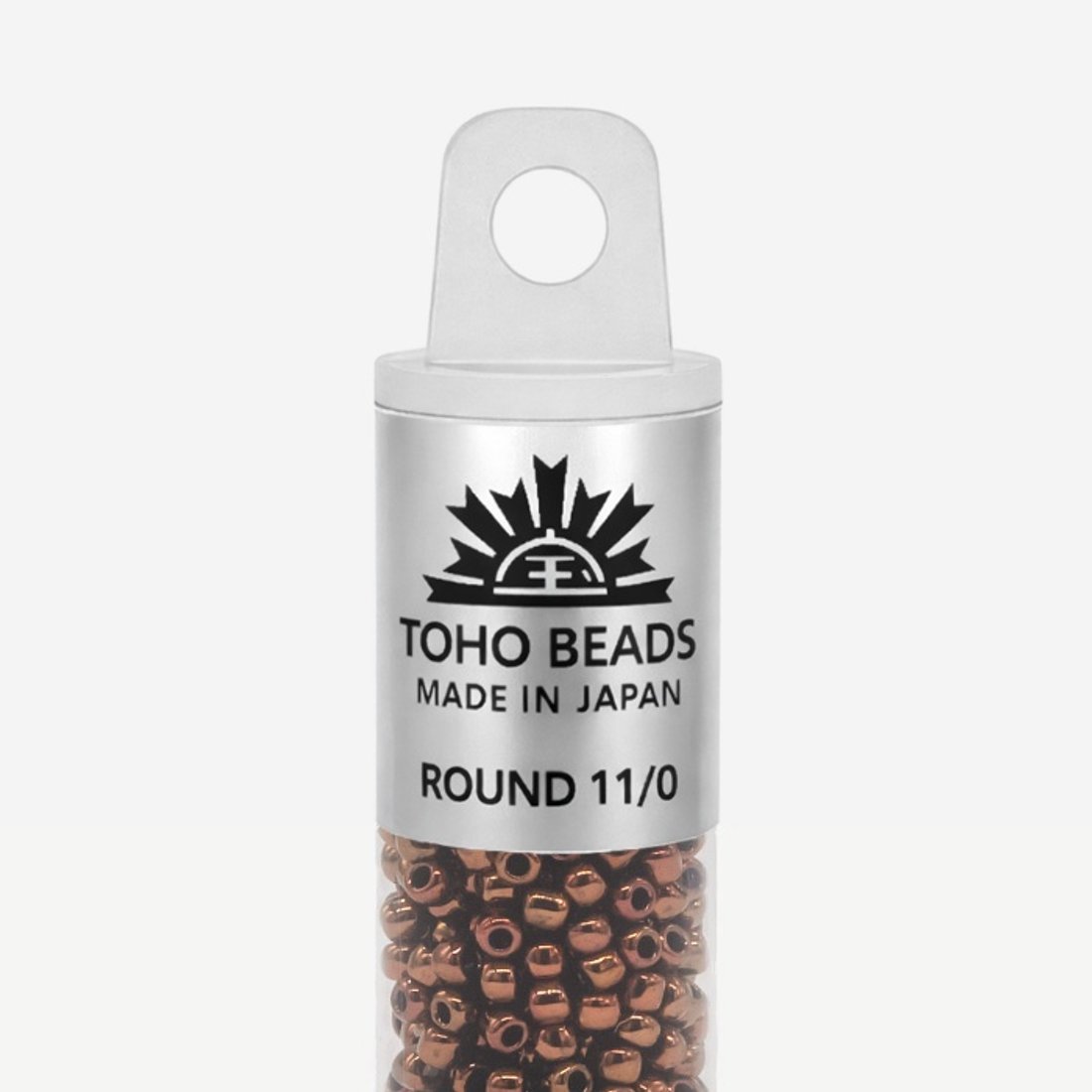 Японский бисер TOHO Round 11/0 (№501), металлизированный, непрозрачный глянцевый