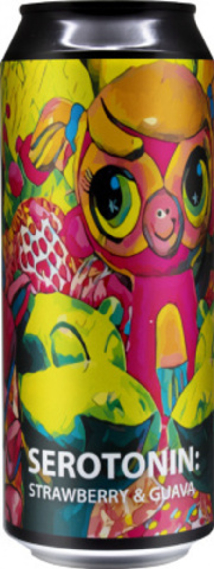 Пиво Биг Пот Серототин Строуберри, Гуава / Big Pot Serotonin Strawberry, Guava 0.45 - банка