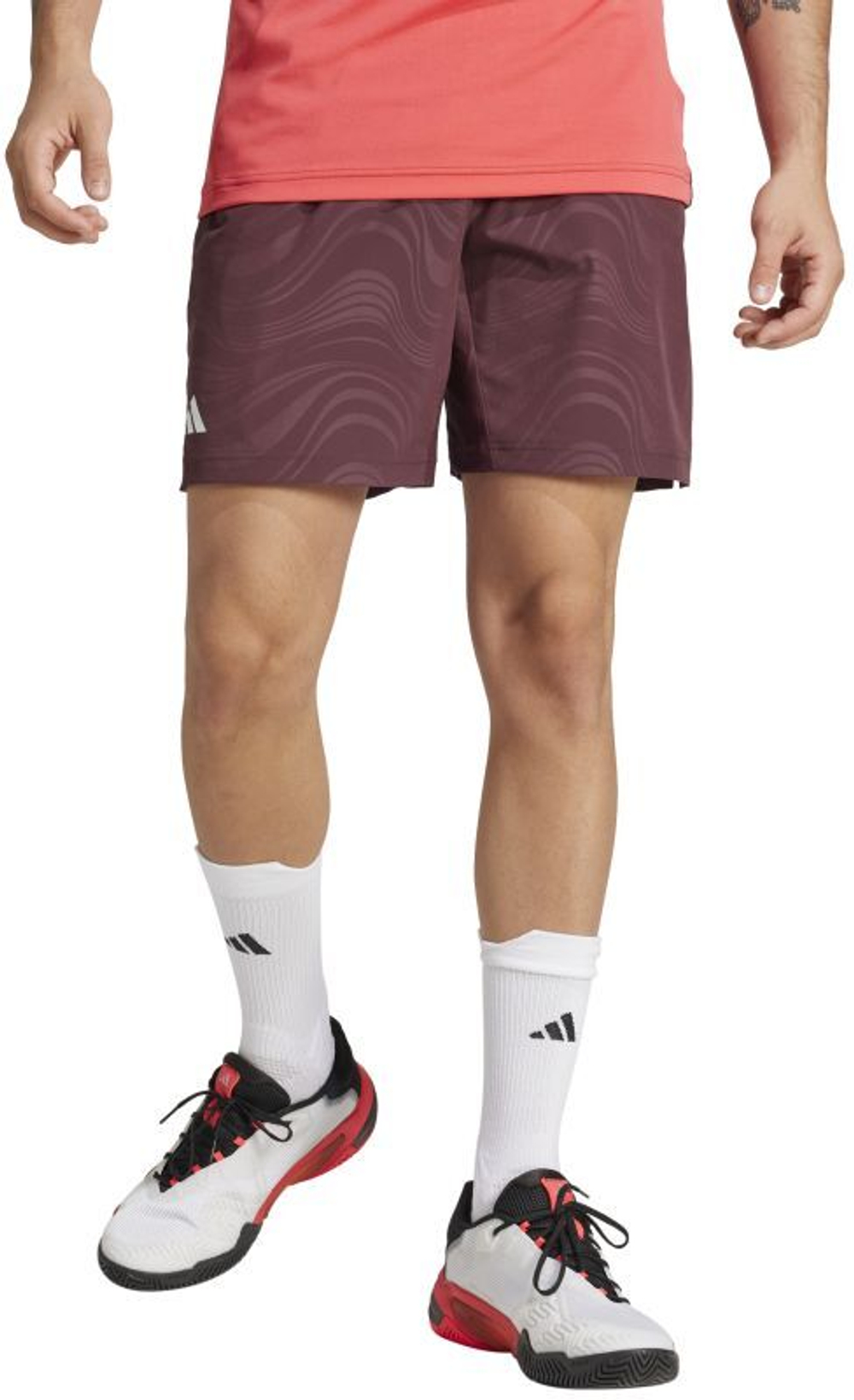 Мужские теннисные шорты Adidas Ergo Pro 7" - Коричневый