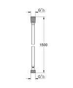 Шланговое подсоединение Hansgrohe Fixfit Е 27505000