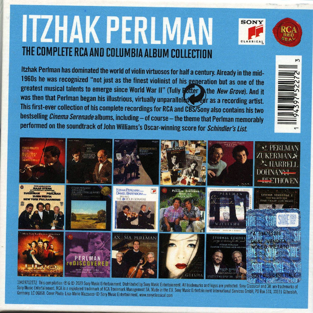 Itzhak Perlman / The Complete RCA And Columbia Album Collection (18CD)