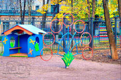 Мишень для бросания мяча Паутинка СЭ092 для спортивной площадки