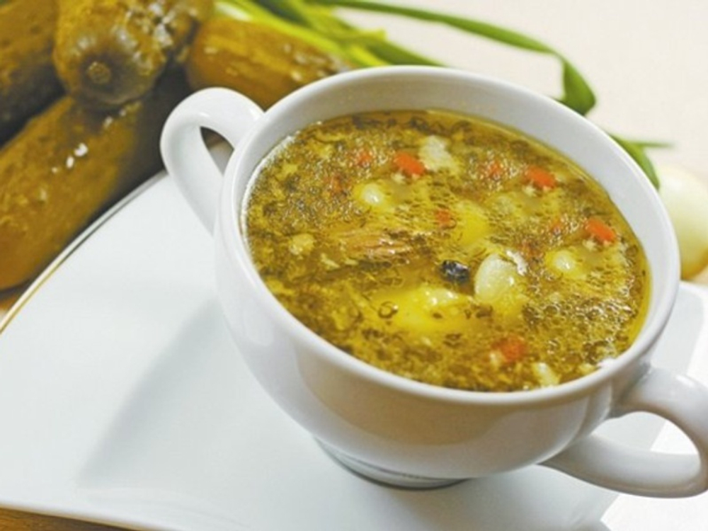 Рассольник со свининой 330гр