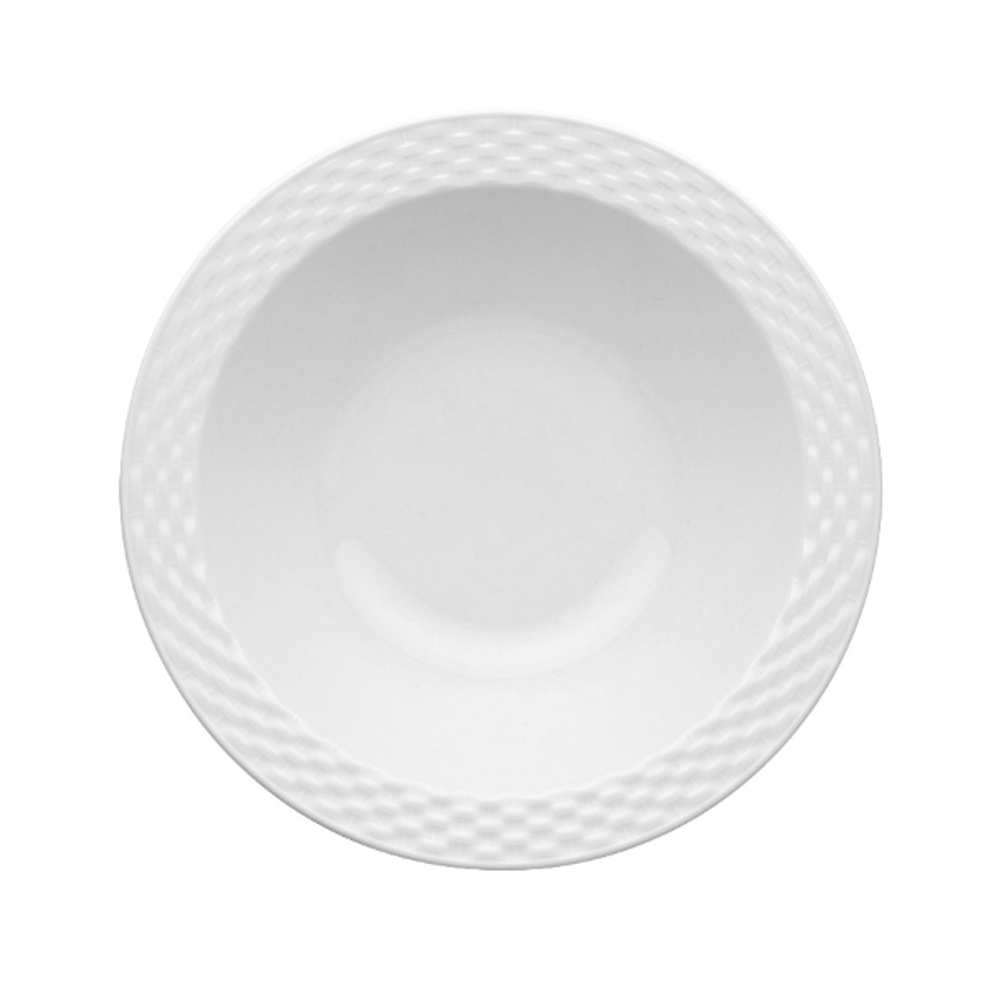 Салатник круглый не штабелируемый d=23см., (450мл)45 cl., фарфор, Polo, Egypt porcelain/25307
