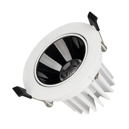 Светильник MS-FORECAST-BUILT-TURN-R102-12W Warm3000 (WH-BK, 32 deg, 230V) (Arlight, IP20 Металл, 5 лет) 035449
