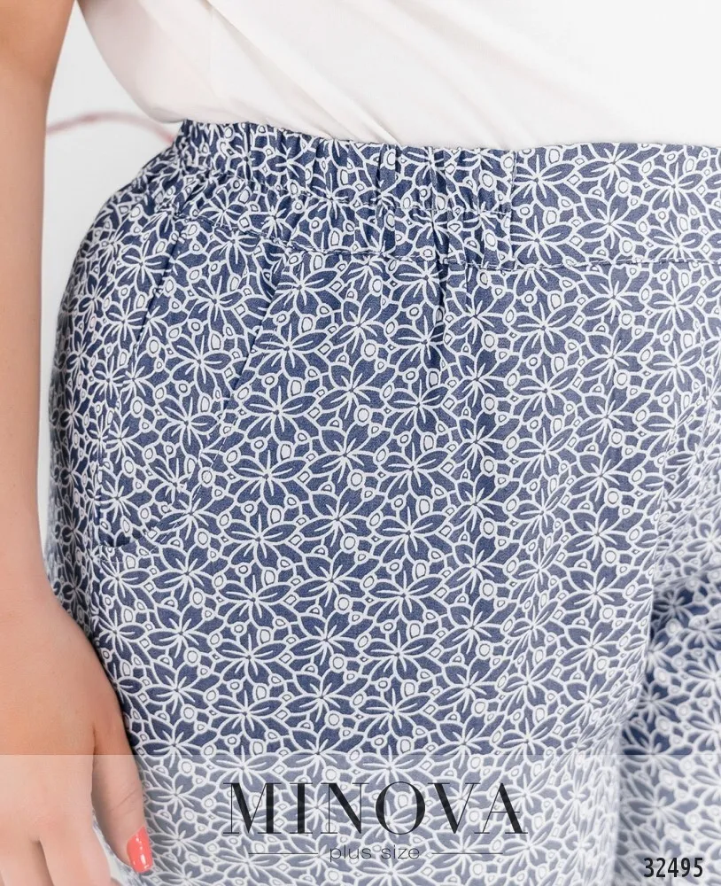 Брюки 1086Б-джинс Minova