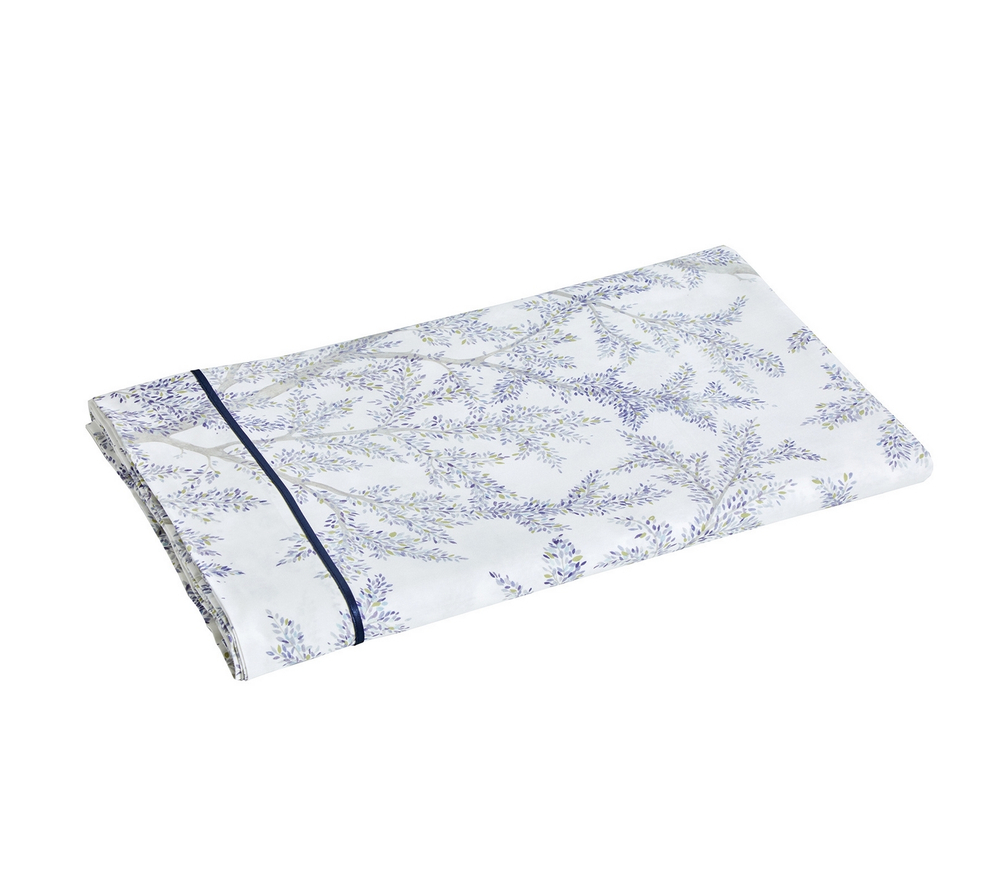 Постельное белье 2 спальное евро Blanc des Vosges Broceliande Cobalt