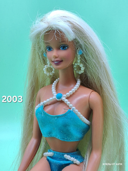 Кукла Барби 90х винтаж Pearl Beach Barbie, Mattel, 1997 г. 2003