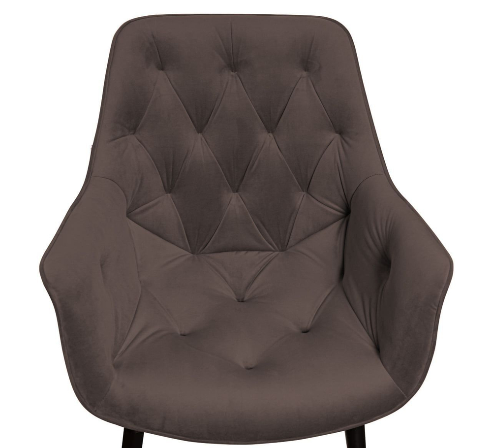 Стул Archi, бархат антрацит 14, опора конус