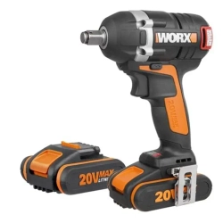 WORX WX279 аккумуляторный гайковерт (2 x 2 Ач, ЗУ)