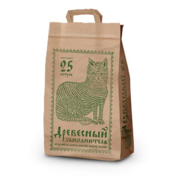 NO NAME древесный наполнитель крафт-пакет 25л/9кг