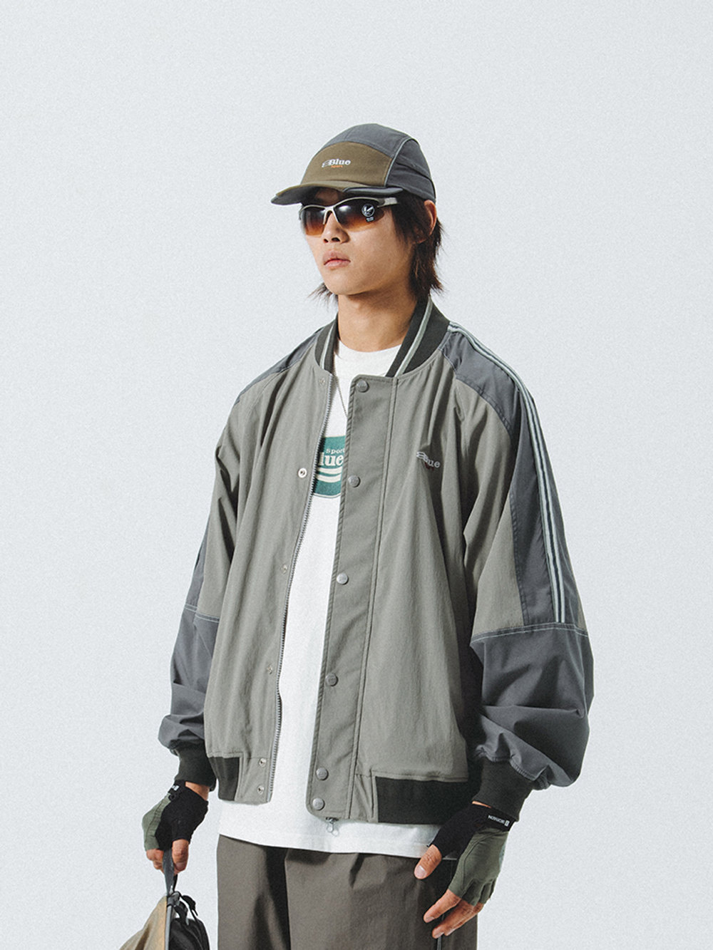Куртка Nothomme Blue Baseball Retro Jacket