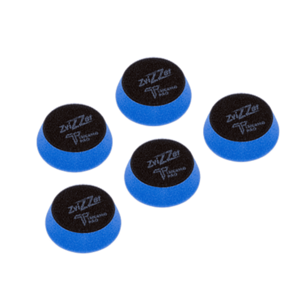 Zvizzer Thermo Pads 55мм ZV-TP00007020BE MEDIUM 60-70/20/55мм Комплект 5 шт. Полировальный термостойкий поролоновый синий круг средней плотности 13 kPa.