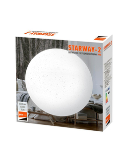 Светильник светодиодный декоративный PPB Starway-2 24Вт 4000К IP20 d260х55 настенно-потолочный бытовой JazzWay 5025479