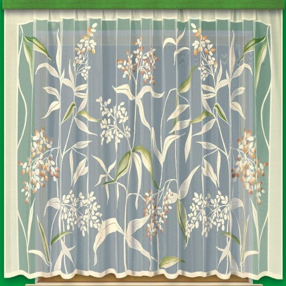 Занавеска "Ф. ТРОПИЧЕСКИЙ САД", цвет бежевый, Польша.