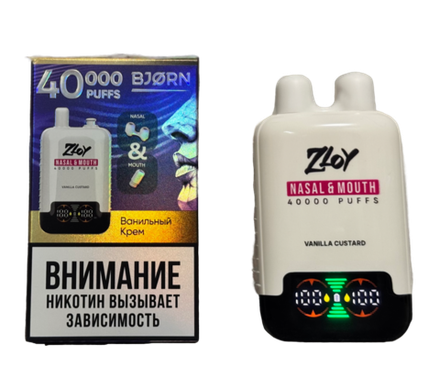 BJORN Zloy Nasal&Mouth Melon ice - дыня-лёд 40000 затяжек 20мг Hard (2% Hard)
