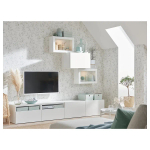 Комбинация для хранения ТВ - IKEA BESTÅ/BESTA, 190x42x240см, белый, БЕСТО ИКЕА