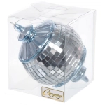 Елочная игрушка «Новогодняя дискотека» 8*8*13 см, голубой