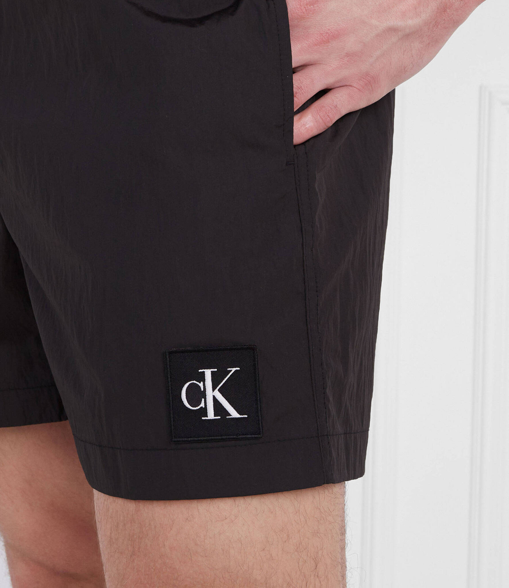Шорты для плавания Calvin Klein Swimwear - черный(KM0KM00819)