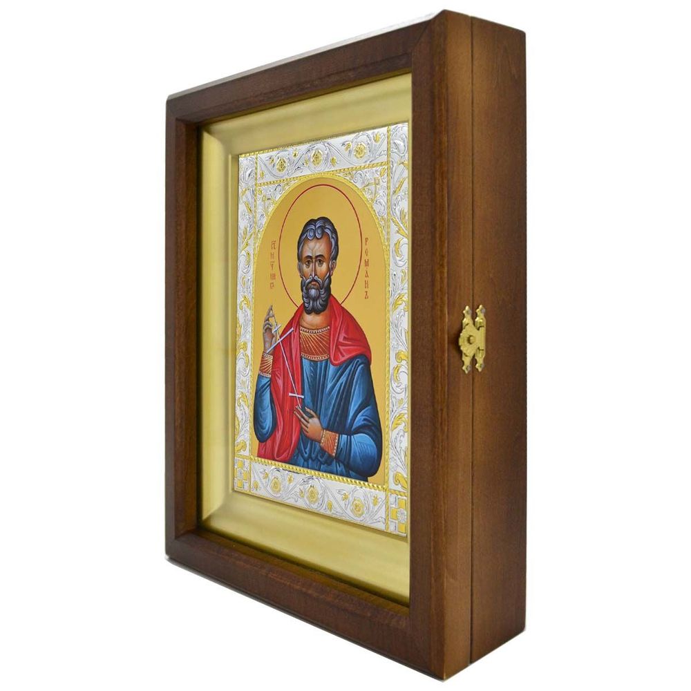 Икона святого Олега Брянского, писанная в монастыре.