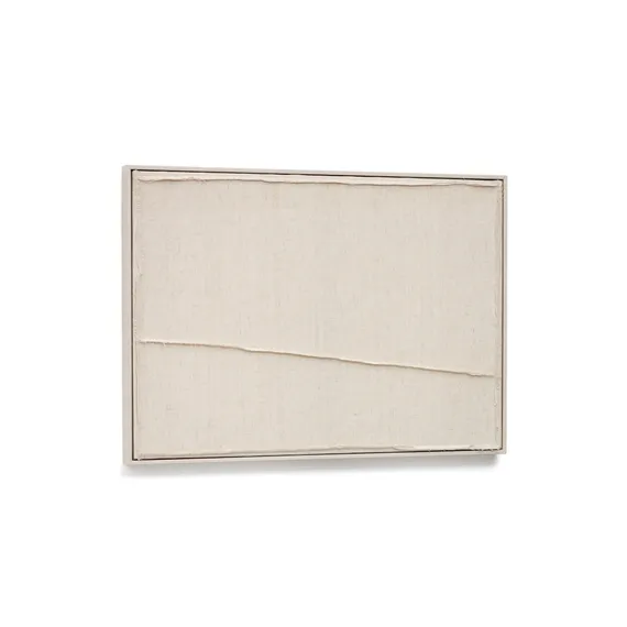 Maha Картина Белая с вертикальной линией 52 х 72 см