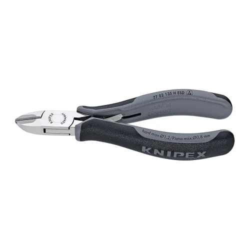 Кусачки боковые для электроники антистатические 135 мм Knipex 77 02 135 H ESD