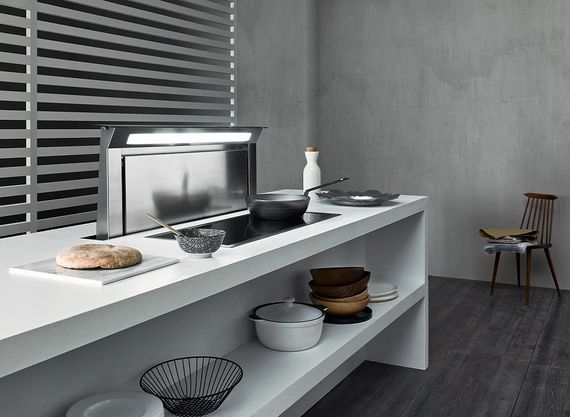 Вытяжка Falmec DOWNDRAFT GLASS BLACK 120 (без мотора)