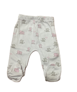 Ползунки на резинке из интерлока (100% хлопок) швы наружу на рост 56см