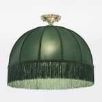 Citilux Базель CL407032 Подвесной светильник бронза с зелёным абажуром