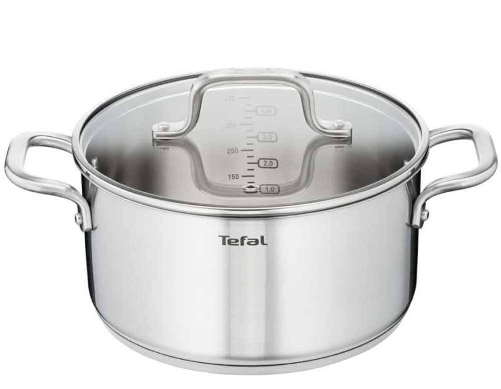Кастрюля с крышкой Tefal VIRTUOSO 24 см 5,2 л E4924674