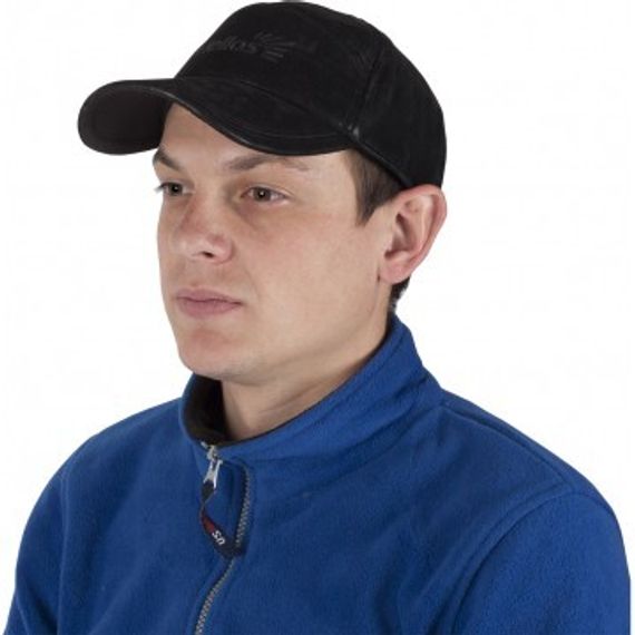 Бейсболка утепленная Tornado, Крэк, цв.черный р.L Helios