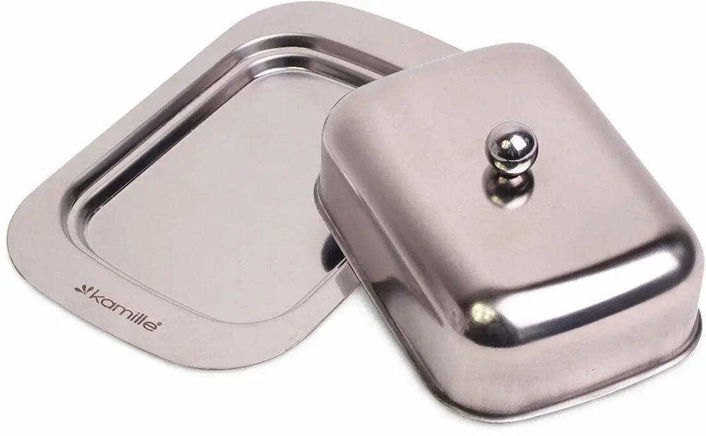 Масленка с крышкой  Kamille KM-7006