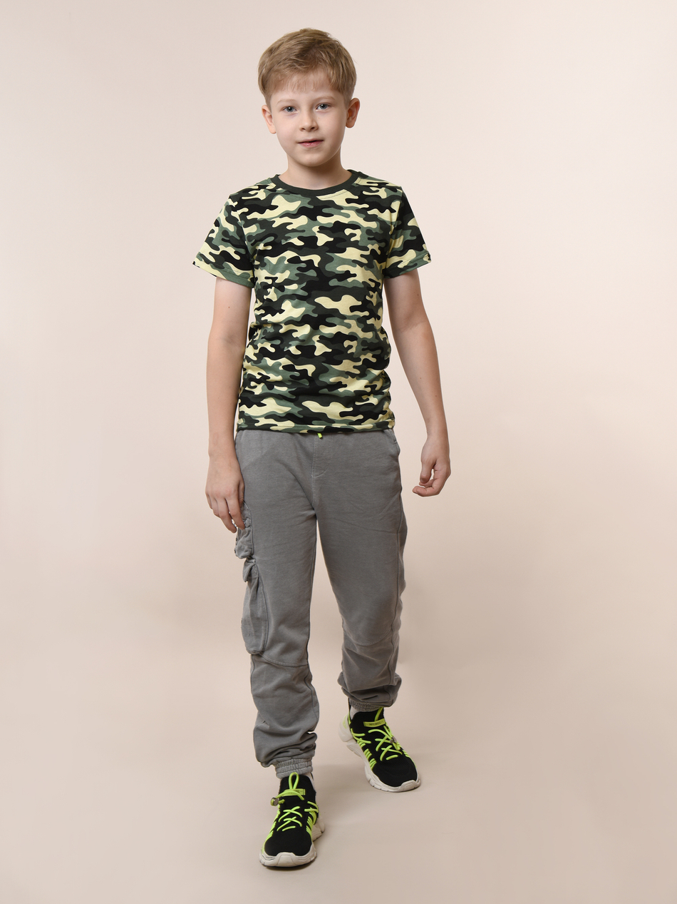 Футболка для мальчика камуфляжная