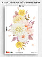 Трансфер для декупажа переводной рисунок для поверхностей 308