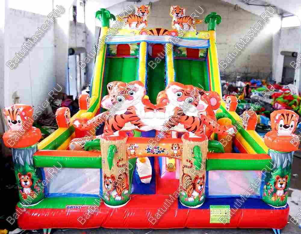 Коммерческий батут "Тигриная страна 2" 12*6*6 м