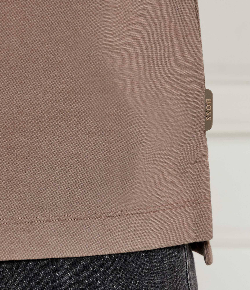 Поло P-Prout 224 BOSS BLACK - коричневый(50531949)