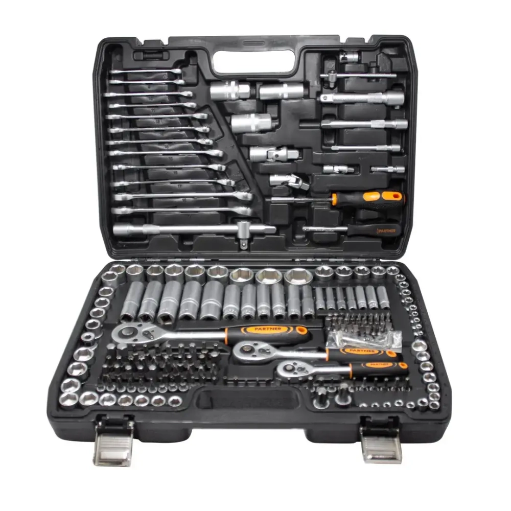 Набор инструментов 216пр. 1/4'', 3/8'', 1/2''(6гр.) Partner PA-38841