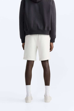 ZARA ШОРТЫ КОМФОРТНОЙ ПОСАДКИ, ЖЕЛТОВАТО-БЕЛЫЙ