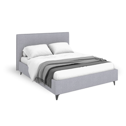 Кровать Пальмира 24 (с.м.180*200) ЦП 250 Bravo white, ВариантКроя1 /