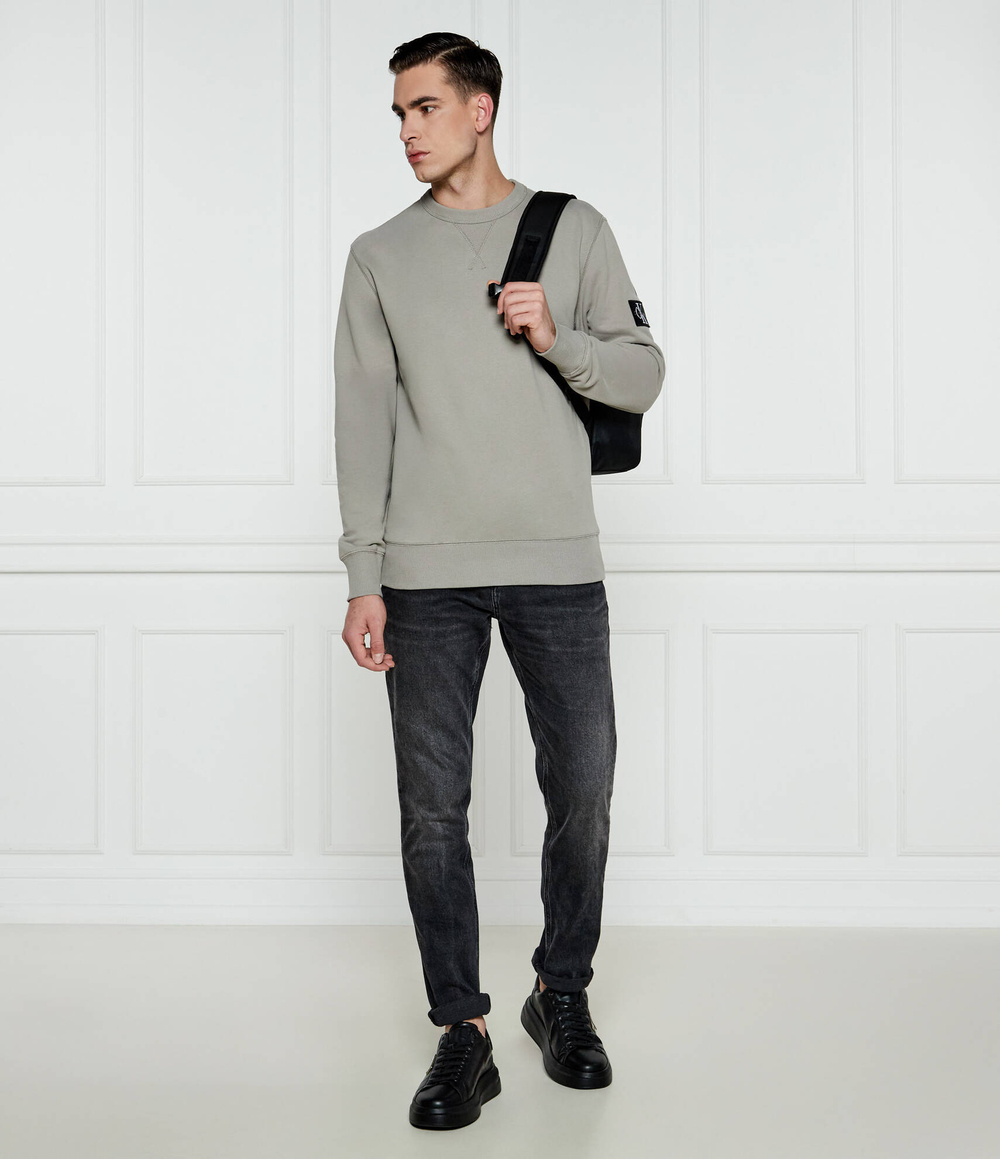Худи BADGE CALVIN KLEIN JEANS - серый(J30J323426)