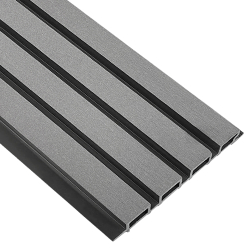 Фасадная реечная панель EasyDecking Wood-X 219х26х3010 Серый Шлифованная
