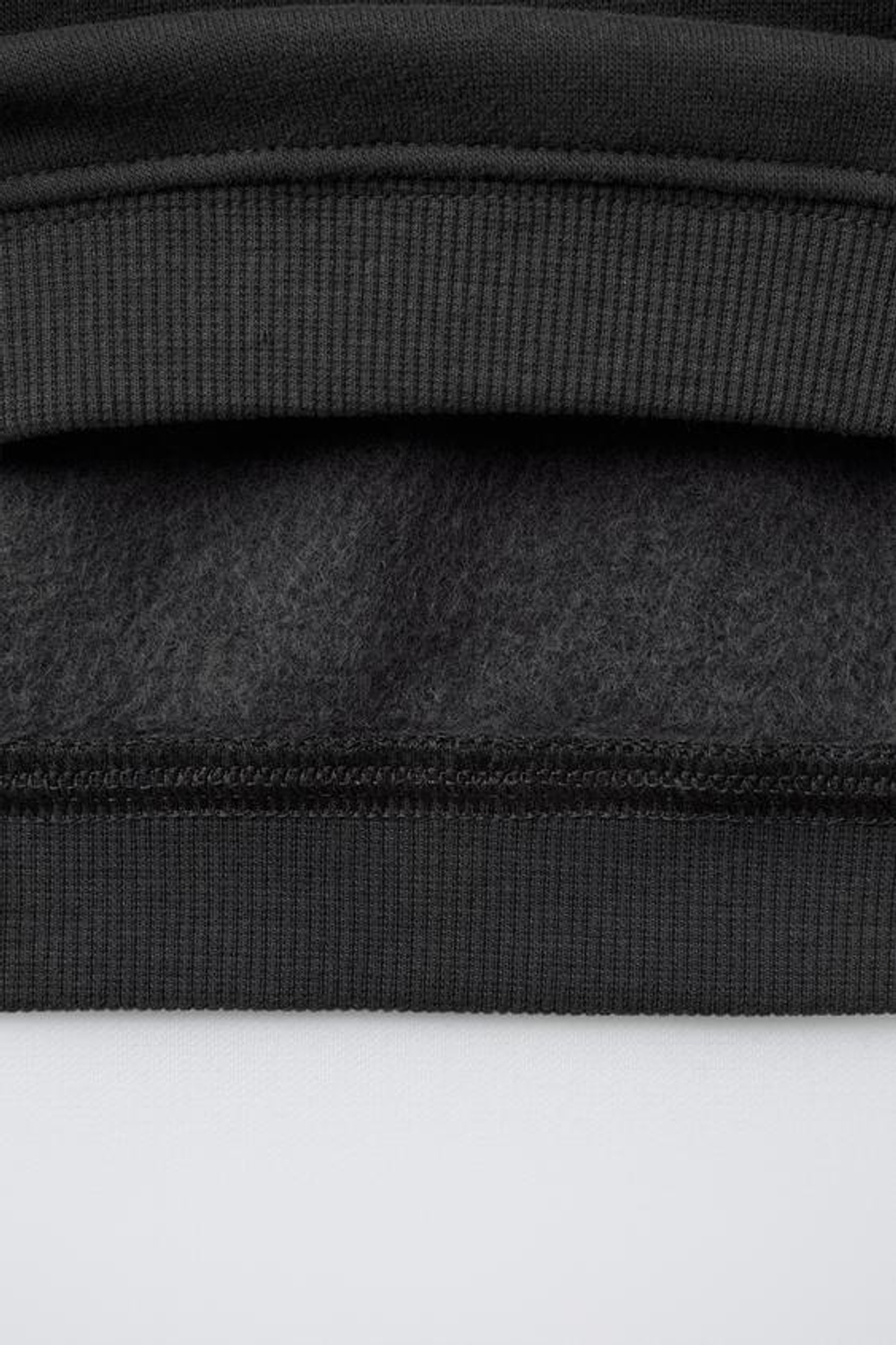 ZARA КОМПЛЕКТ ИЗ ТОЛСТОВКИ И ОДНОТОННЫХ ЛЕГИНСОВ, ТЕМНЫЙ АНТРАЦИТ