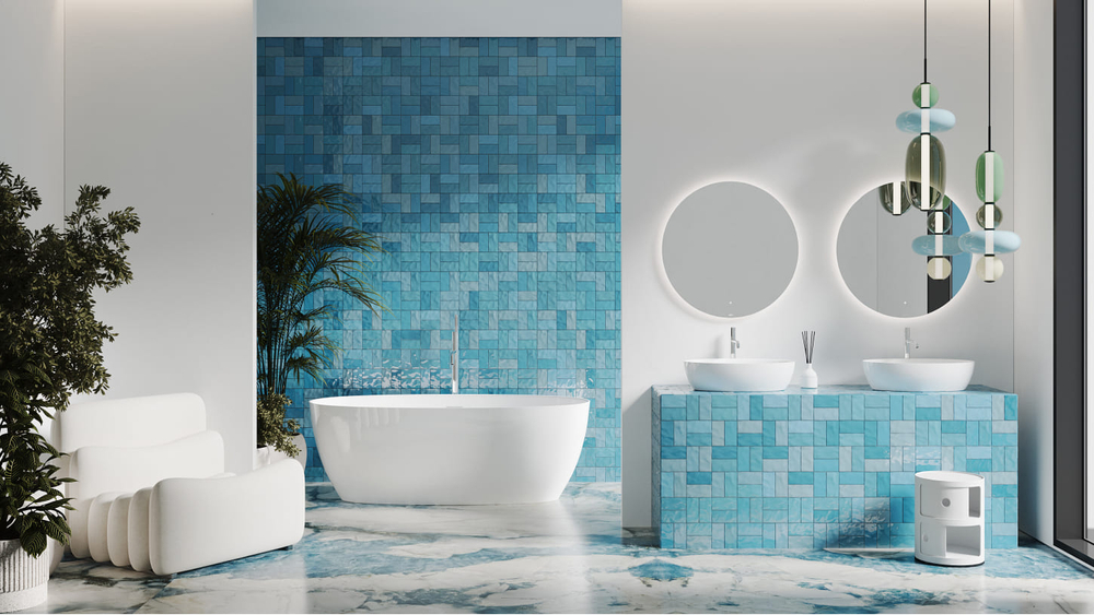 Ванна ALDA 178x92 матовая покраска по RAL полностью