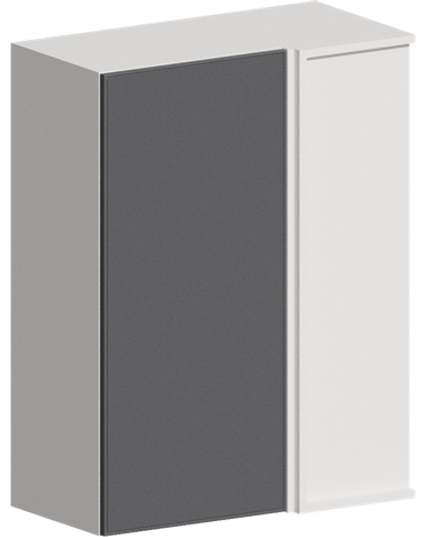 Кухня Модуль ШВУ 709 Графит / Графит Софт