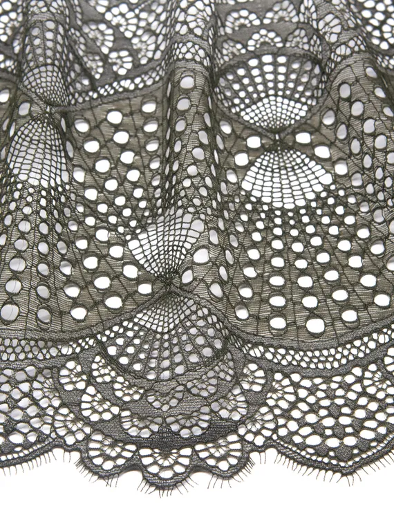 03-167 Кружево эластичное 22 см, хаки