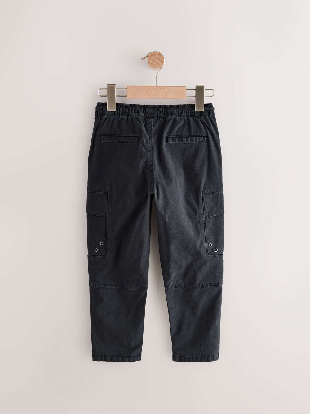 Брюки карго узкие для мальчика Next E42-121, Черный